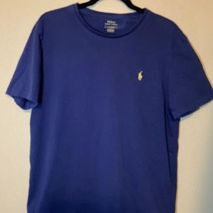 Polo T-shirt, Blue, Size Large